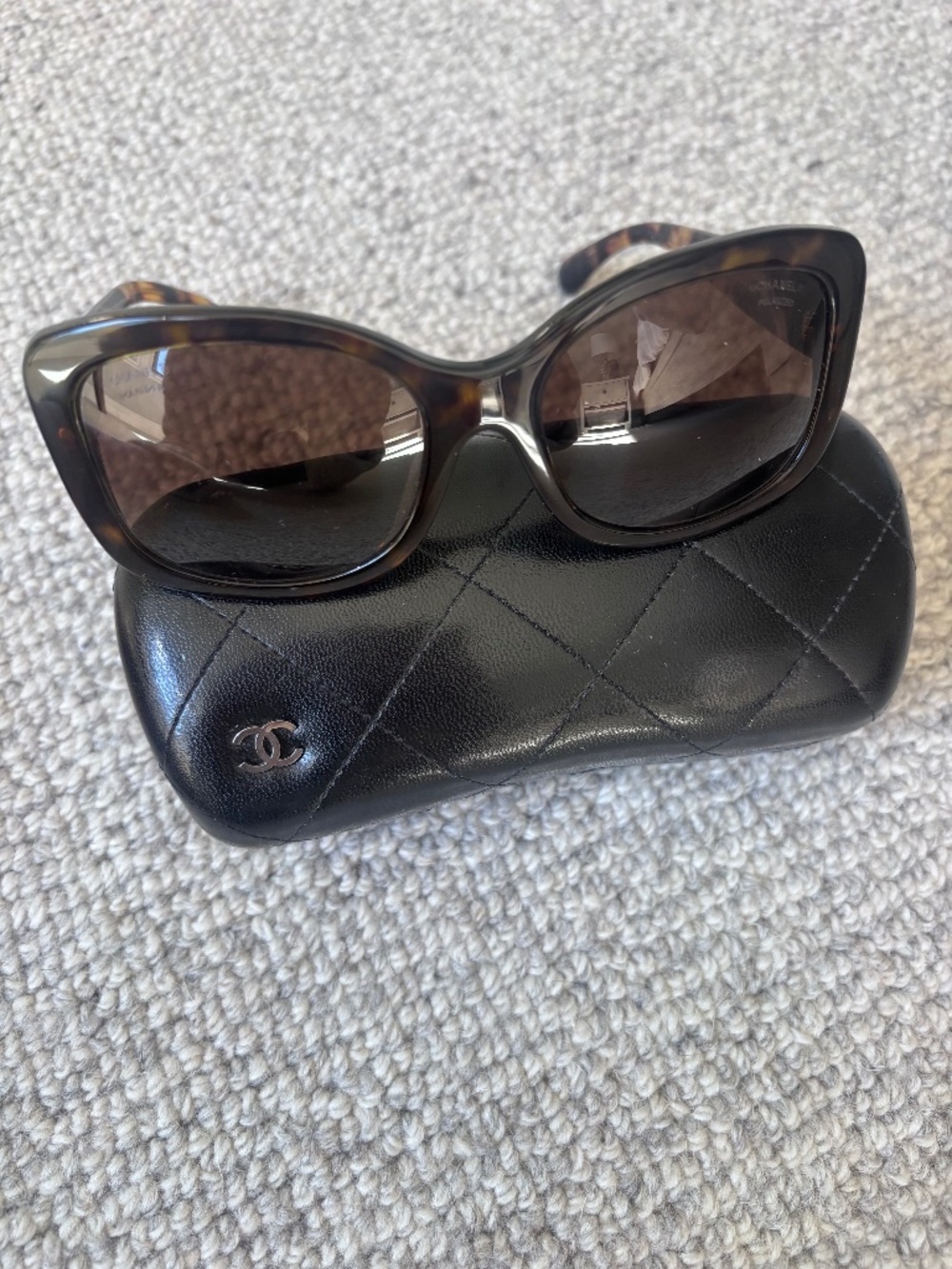CHANEL Tortoise Sunglasses